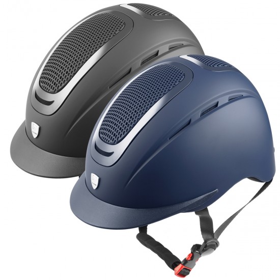 CAP CASCO EQUITAZIONE MONTA INGLESE UNISEX TATTINI SUPER VENTILATO REGISTRABILE 