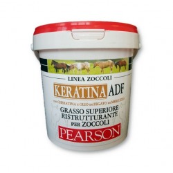 Keratina ADF per zoccoli Pearson ml. 1000  con purissimo olio di fegato di merluzzo e keratina. Ricostruisce.