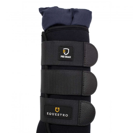 PROTEZIONI DA BOX SOTTOFASCE E PARACOLPI CAVALLO STABLE BOOTS IN NEOPRENE perfetti per il buon recupero del cavallo dopo l'allenamento, ideali anche per proteggere gli arti durante i trasporti.