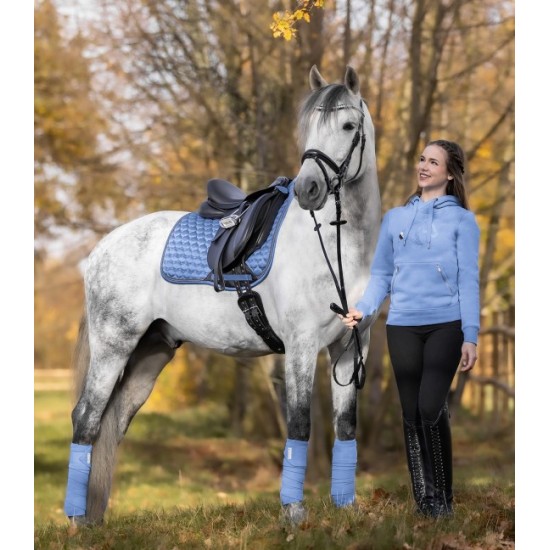 SOTTOSELLA EQUITAZIONE MONTA INGLESE SALTO O DRESSAGE TOULOUSE EFFETTO SETA GARRESE IMBOTTITO RIMOVIBILE