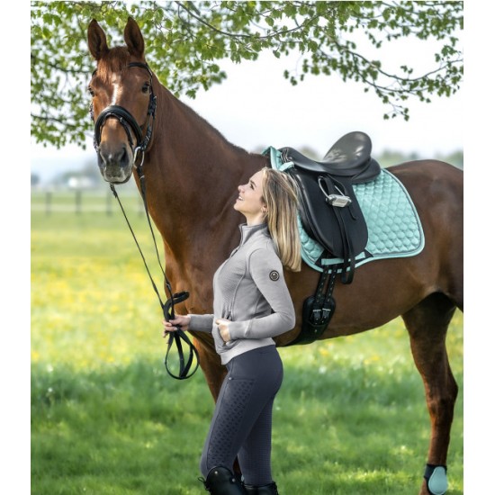 SOTTOSELLA EQUITAZIONE MONTA INGLESE SALTO O DRESSAGE TOULOUSE EFFETTO SETA GARRESE IMBOTTITO RIMOVIBILE