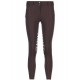 Pantaloni equitazione monta inglese donna Sarm Hippique microfibra e grip ginocchio