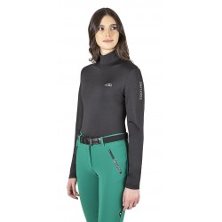  MAGLIA TECNICA EQUITAZIONE MONTA INGLESE SECOND SKIN DONNA EQUILINE 