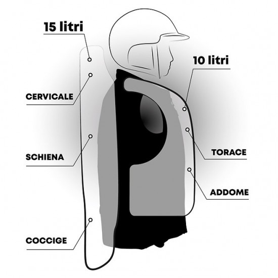 AIRBAG BUSTINO PROTETTIVO EAB  v4 360 EQUIAIRBAG® UNISEX 