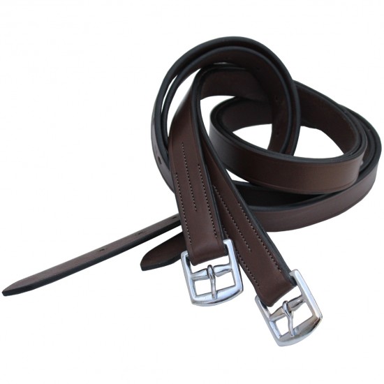 STAFFILI per staffe equitazione monta inglese IN CUOIO DA 25 MM linea basic 