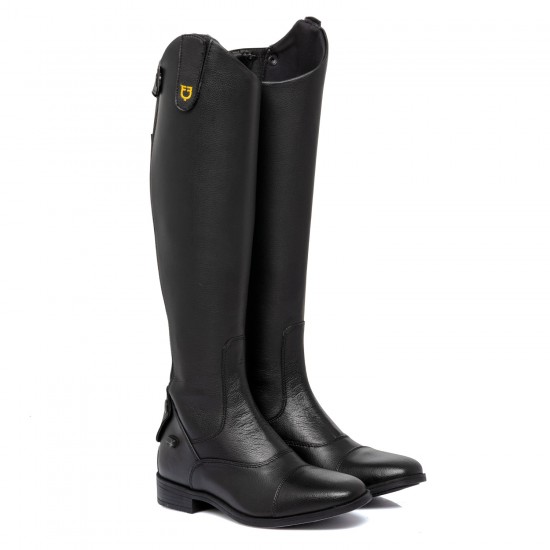 STIVALI CUOIO UNISEX CON PATCH REMOVIBILE EQUESTRO 