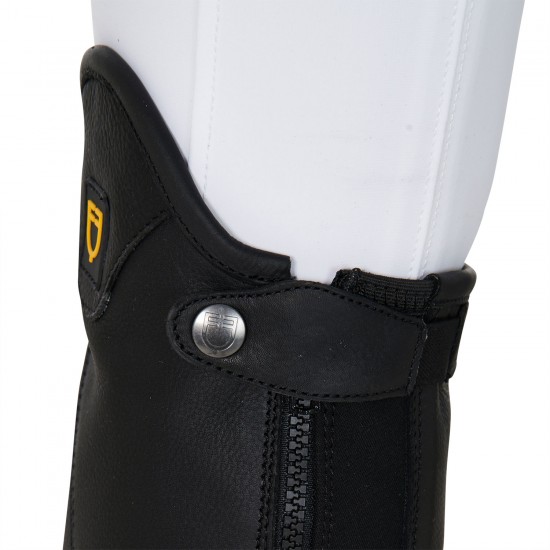 STIVALI CUOIO UNISEX CON PATCH REMOVIBILE EQUESTRO 