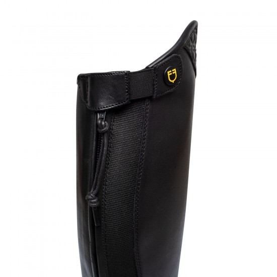 STIVALI MONTA INGLESE IN CUOIO UNISEX CON INSERTO MULTILOGO ACE EQUESTRO 