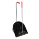 Pattumiera in plastica resistente da scuderia con rastrello