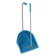 Pattumiera in plastica resistente da scuderia con rastrello