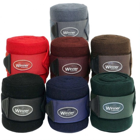 FASCE PER CAVALLO DA BOX RIPOSO SCUDERIA CM. 11  4 METRI IN CONFEZIONE DA 1 PAIO WINNER