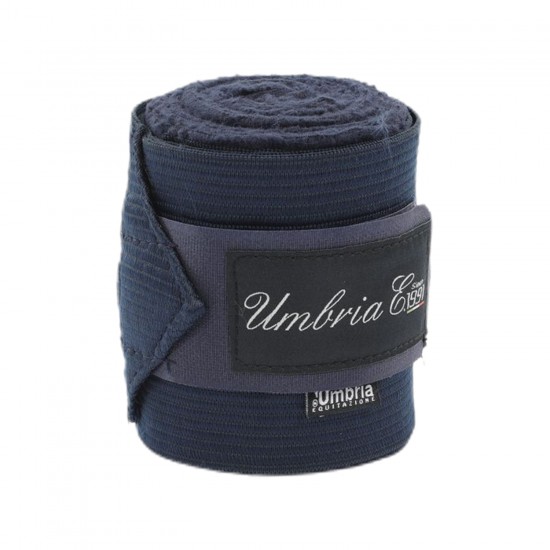FASCE DA LAVORO PER CAVALLO IN PILE+ ELASTICO SET 4 