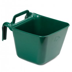 Mangiatoia portatile per cavalli e bovini plastica resistente con maniglia