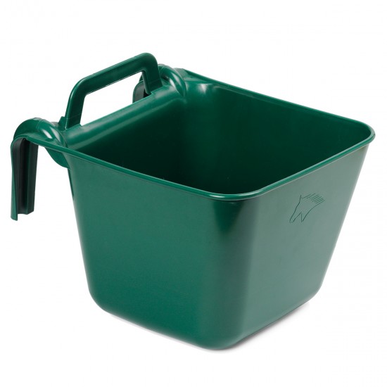 Mangiatoia portatile per cavalli e bovini plastica resistente con maniglia