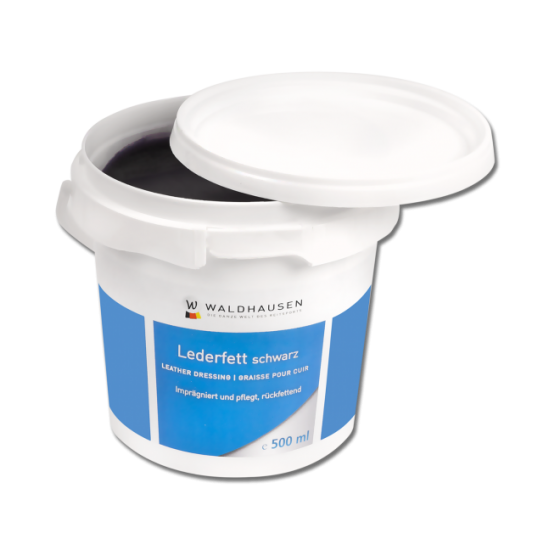 GRASSO PER CUOIO E FINIMENTI, NERO, 500 ML