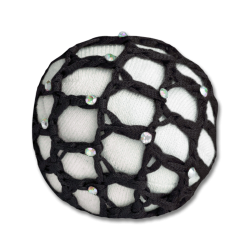 RETINA PER CHIGNON CON STRASS PER COMPETIZIONI 