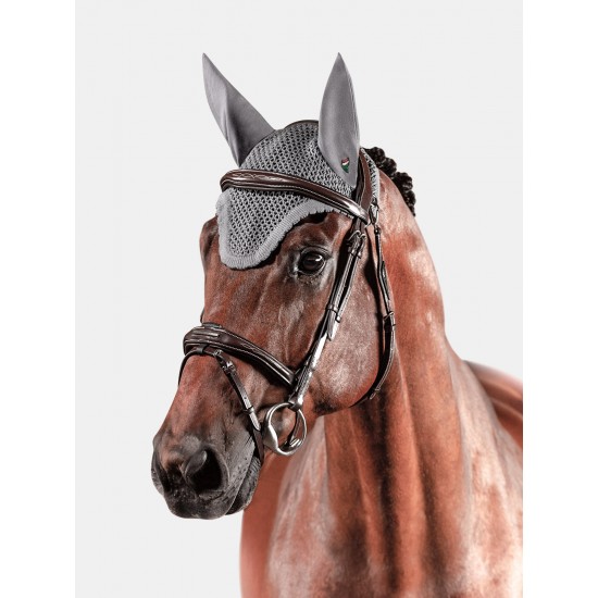 CUFFIETTA PER CAVALLO E PONY EQUILINE TINTA UNITA KIM CON LOGO