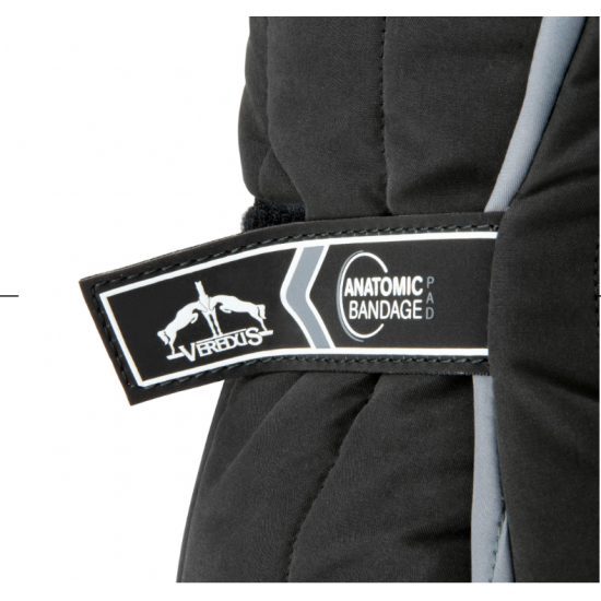 Sottofascia per cavalli anatomici con posizionatore in velcro. Veredus paio