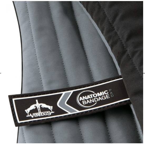Sottofascia per cavalli anatomici con posizionatore in velcro. Veredus paio