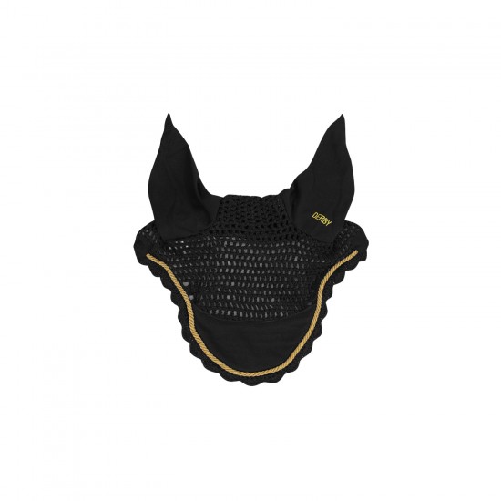 CUFFIETTA anti-mosche C/CORDONE PONY/ CAVALLO DERBY CON PASSAMANERIA PRO-TECH