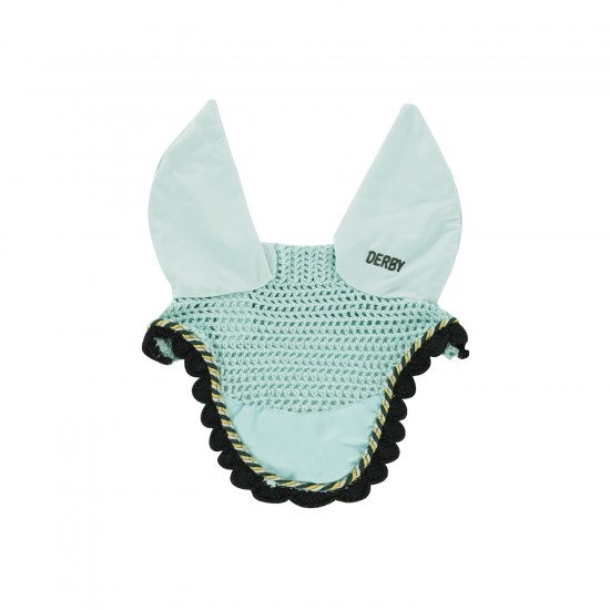 CUFFIETTA anti-mosche C/CORDONE PONY/ CAVALLO DERBY CON PASSAMANERIA PRO-TECH