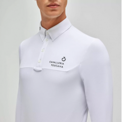 POLO CAVALLERIA TOSCANA MONTA INGLESE DA COMPETITIZONE UOMO MANICA LUNGA