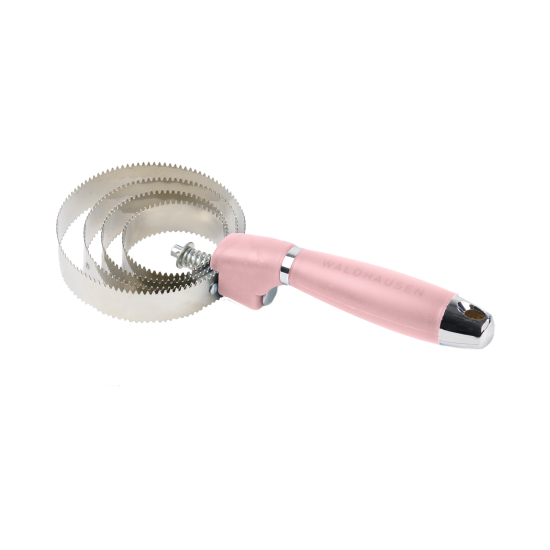 Striglia per cavallo a 4 lame tonda con impugnatura gel waldhausen