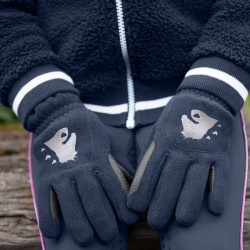 Guanti INVERNALI Da Equitazione In Pile Lucky Giselle, Per Bambini