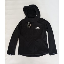 Giacca con cappuccio DONNA , UOMO o BIMBO/A  Softshell CavalloMania Collection tessuto tecnico idroreppellente, traspirante studiato per mantenere il corpo caldo e asciutto