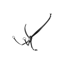 PETTORALE EQUESTRO MODELLO CLASSIC IN CUIO CON CUCITURE 