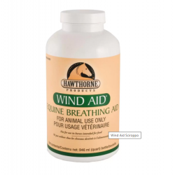 Wind Aid Sciroppo Sostiene e supporta la funzionalità dell'apparato respiratorio del cavallo 947ml
