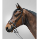 TESTIERA CUOIO CAVALLO MONTA INGLESE STAR DIAMOND