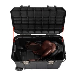 BAULE TROLLEY Baule due ruote con doppia chiusura e maniglione telescopico. PORTAOGGETTI POSTASELLA  (200LT) supreme 