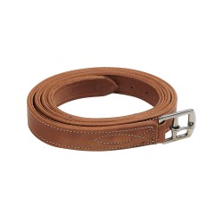 STAFFILI IN CUOIO DOPPIATO EQUESTRO con fibbie in acciaio inox.