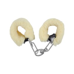 PASTOIE BALZE PER CAVALLI PROTEZIONI ANTICALCIO NYLON AGNELLO SINTETICO lakota CON CATENA