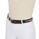 CINTURA EQUITAZIONE IN CUOIO CON CLINCHER OTTONE RIFINITURE  EQUESTRO