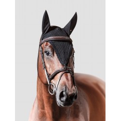 CUFFIA CAVALLO LUNGA EQUITAZIONE MONTA INGLESE LOOP - CUFFIETTA TINTA UNITA CON LACC