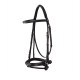 TESTIERA IN CUOIO EQUITAZIONE MONTA INGLESE EQUESTRO MODELLO DECO CON RICAMI 