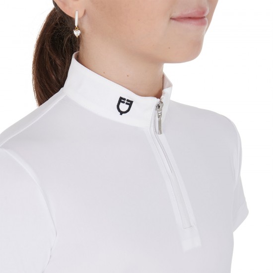 POLO BAMBINA EQUESTRO MODELLO LUSINEH IN TESSUTO TECNICO 