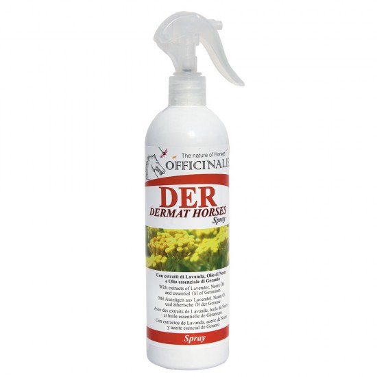 Der OFFICINALIS DERMAT HORSES SPRAY 500 ml. antiinsetti per cute sensibile del cavallo per dermatiti estive 