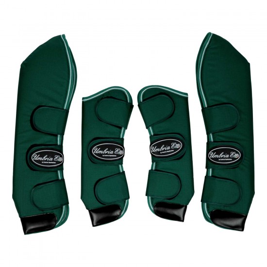 SET PARACOLPI PER CAVALLO UMBRIA EQUITAZIONE TRASPORTO C/RINFORZI PELLE SET DA 4