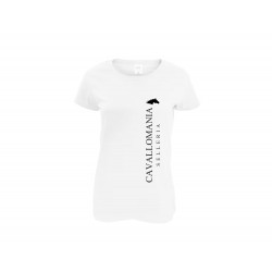 T-Shirt DONNA, UOMO, BIMBO/A morbido cotone CAVALLOMANIA equitazione tempo libero