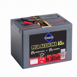 Batteria per recinzioni elettriche animali Daslö alcalina 9V.365Wh