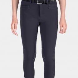 PANTALONE EQUITAZIONE MONTA INGLESE EQUILINE BAMBINO GRIP GINOCCHIO JHOANK
