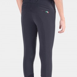 PANTALONE EQUITAZIONE MONTA INGLESE EQUILINE BAMBINO GRIP GINOCCHIO JHOANK