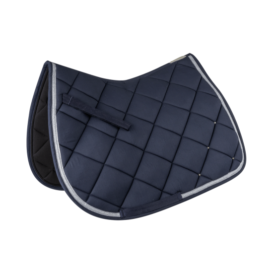 Sottosella per cavallo monta inglese salto ostacoli Competition Waldhausen rettangolare con brillantini e glitter