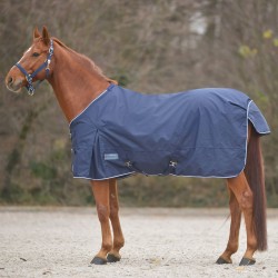 Coperta per cavallo da pioggia COMFORT con fibbie incrociate