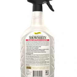 SGROVIGLIANTE CODA E CRINIERA SHOWSHEEN  NEWABSORBINE 950 ml DISTRICANTE LUCIDANTE SPRAY PER MANTELLO E CRINI DEL CAVALLO