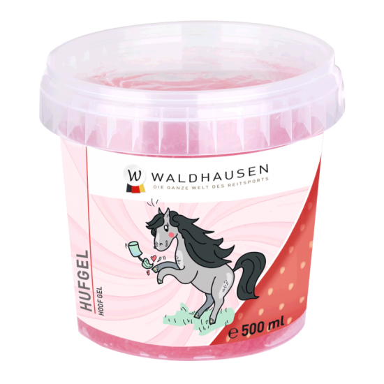 Gel per zoccoli del cavallo e pony ROSA  e profumato Waldhausen 500 ml