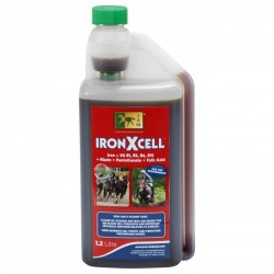 T.R.M. IRON X CELL Sciroppo a base di ferro e vitamine B per il cavallo sportivo. 1,2KG. 